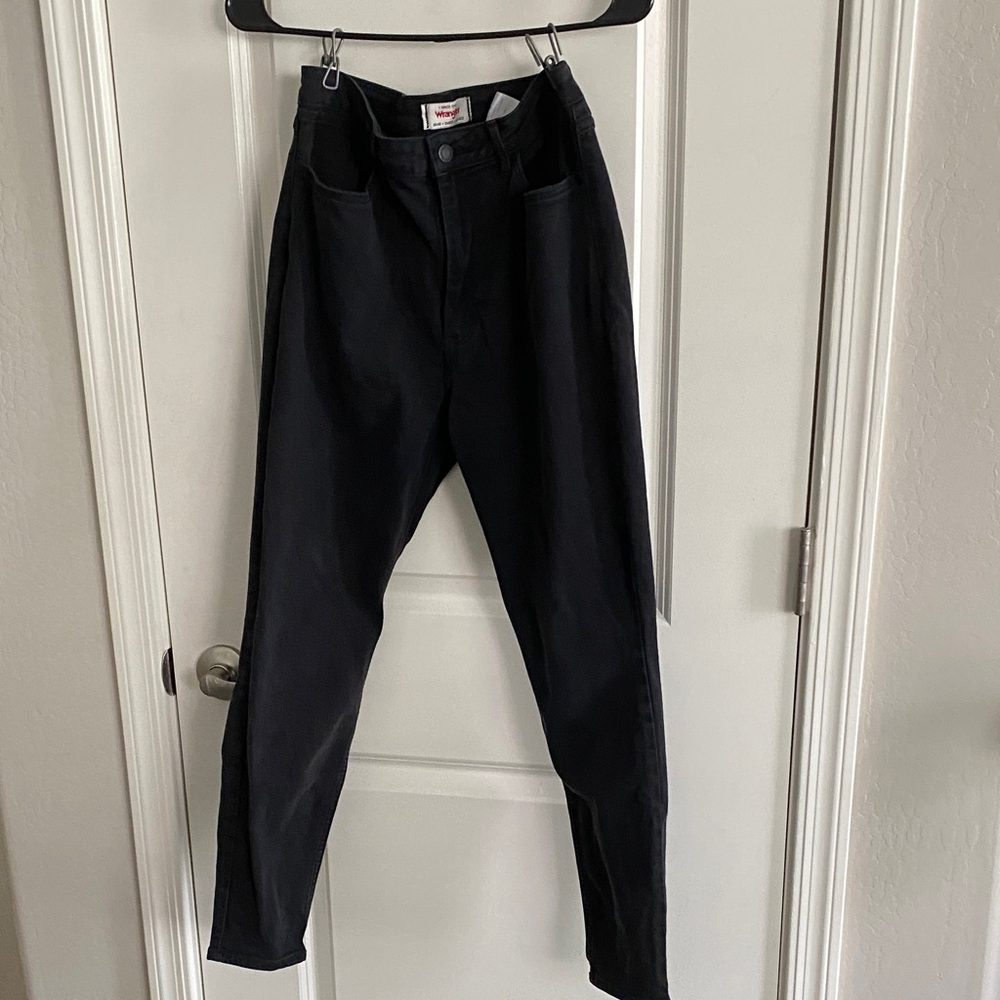 Wrangler Women's High Rise Black Jeans